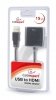Gembird Adapter USB 3.0/HDMI-A 19pin/żeński